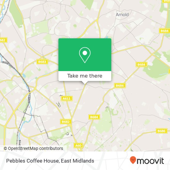 Pebbles Coffee House map
