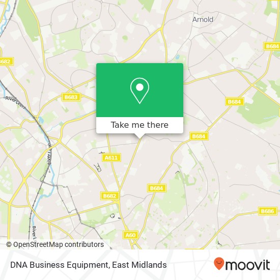 DNA Business Equipment map