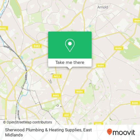 Sherwood Plumbing & Heating Supplies map