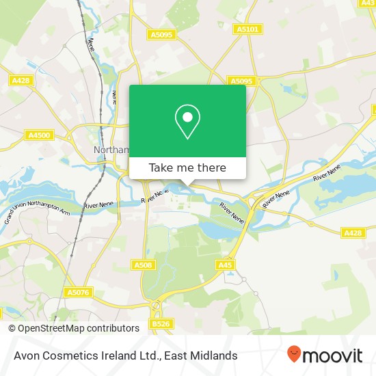Avon Cosmetics Ireland Ltd. map