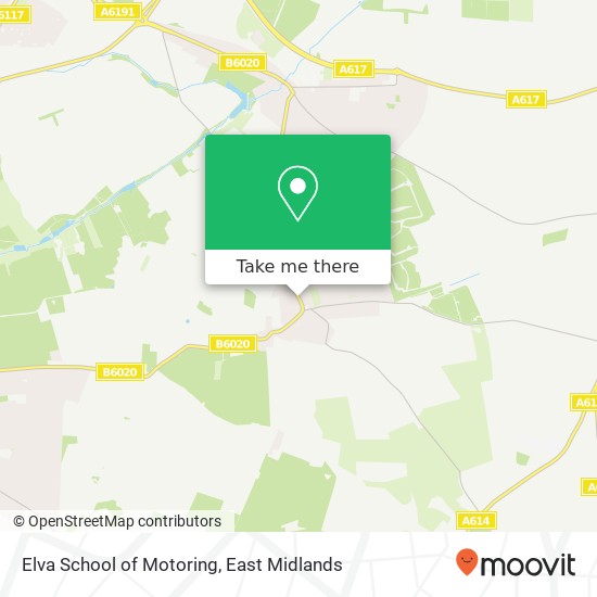 Elva School of Motoring map