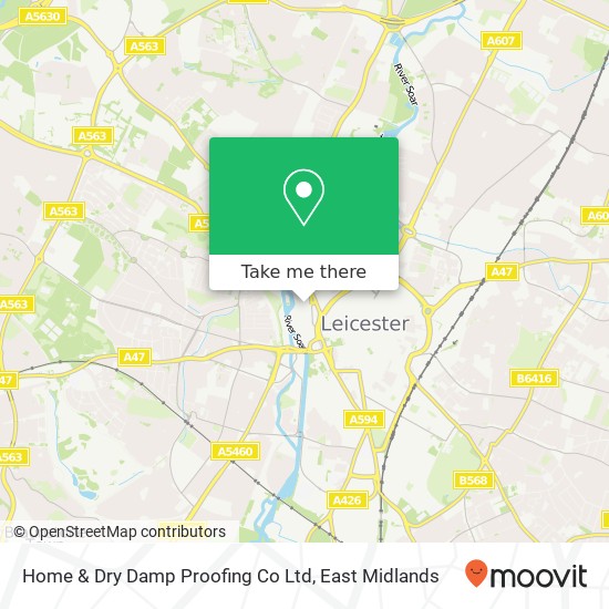 Home & Dry Damp Proofing Co Ltd map