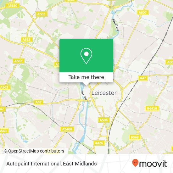 Autopaint International map