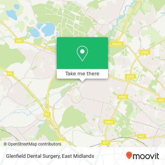 Glenfield Dental Surgery map