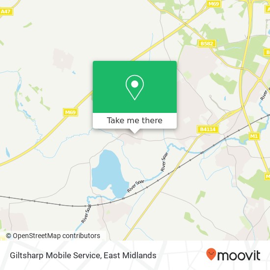 Giltsharp Mobile Service map