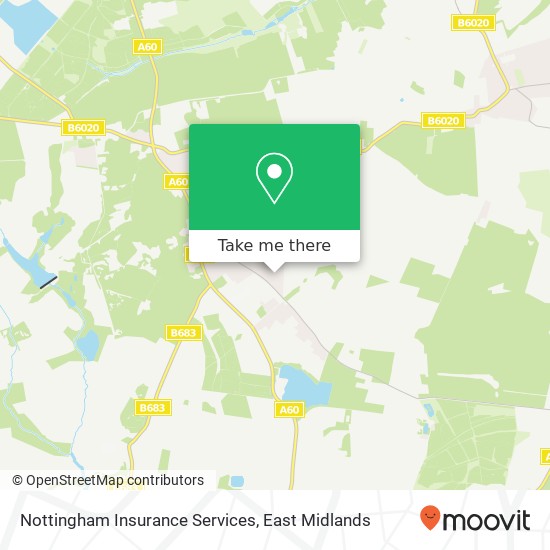 Nottingham Insurance Services map