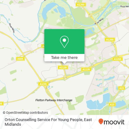 Orton Counselling Service For Young People map
