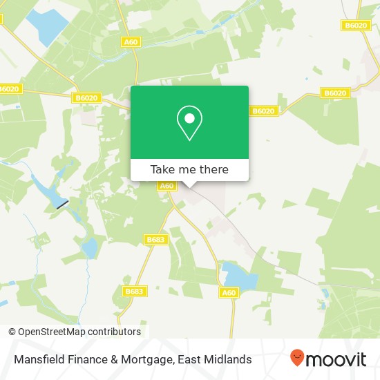 Mansfield Finance & Mortgage map