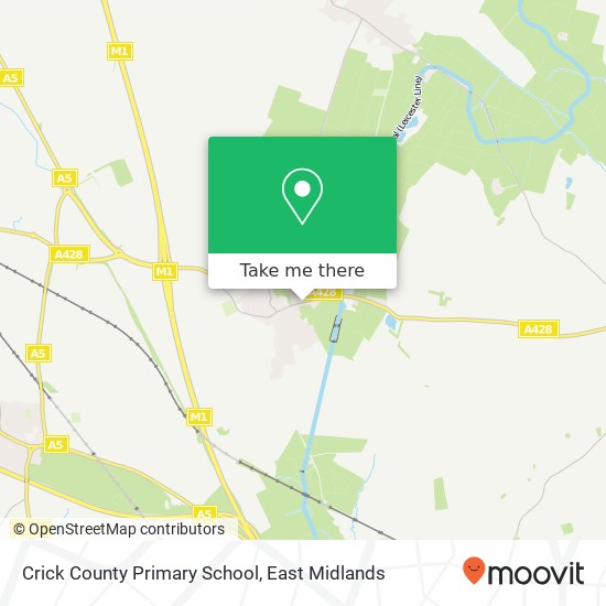 Crick County Primary School map