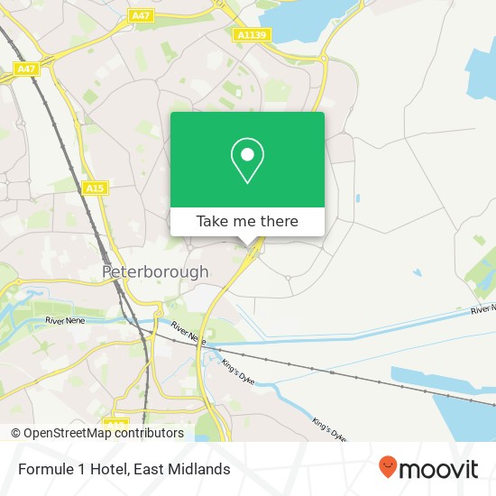 Formule 1 Hotel map