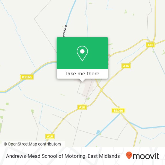 Andrews-Mead School of Motoring map