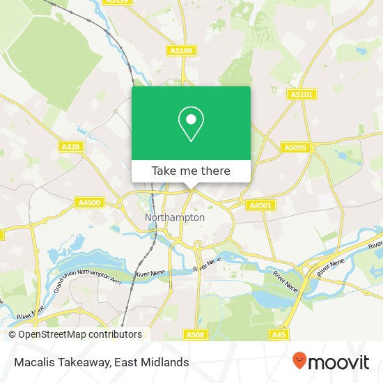 Macalis Takeaway map