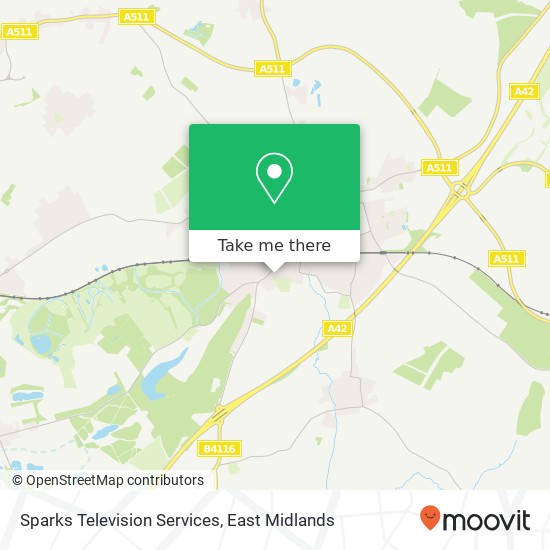 Sparks Television Services map