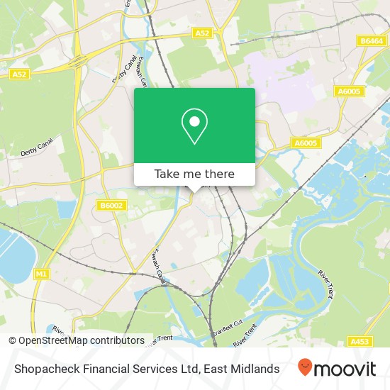 Shopacheck Financial Services Ltd map