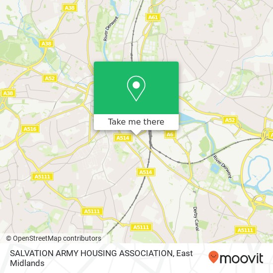 SALVATION ARMY HOUSING ASSOCIATION map