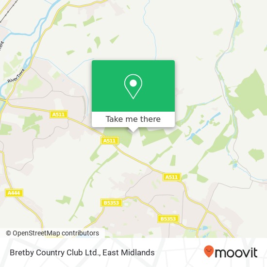 Bretby Country Club Ltd. map