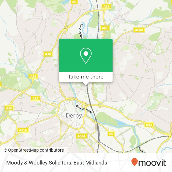 Moody & Woolley Solicitors map
