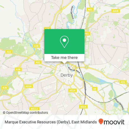 Marque Executive Resources (Derby) map