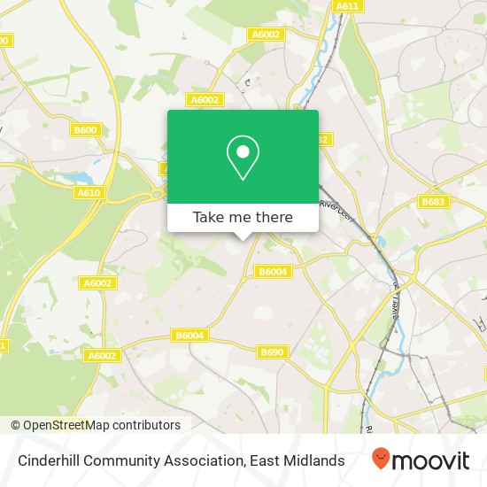 Cinderhill Community Association map