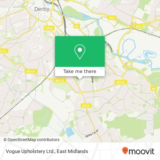 Vogue Upholstery Ltd. map