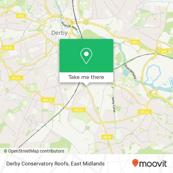 Derby Conservatory Roofs map