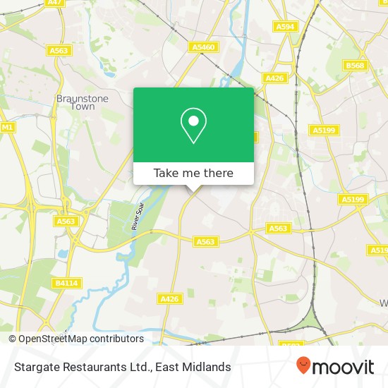 Stargate Restaurants Ltd. map