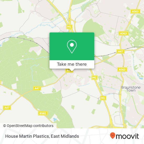 House Martin Plastics map