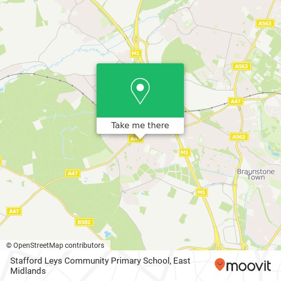 Stafford Leys Community Primary School map