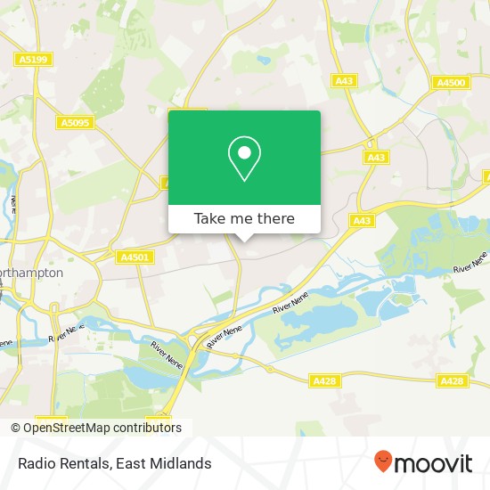 Radio Rentals map