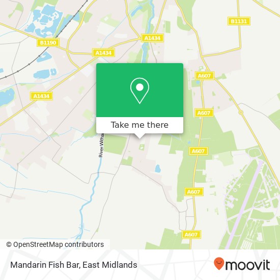 Mandarin Fish Bar map