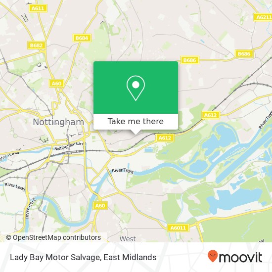 Lady Bay Motor Salvage map