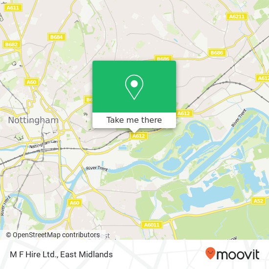 M F Hire Ltd. map