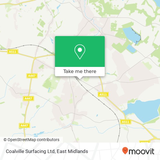 Coalville Surfacing Ltd map