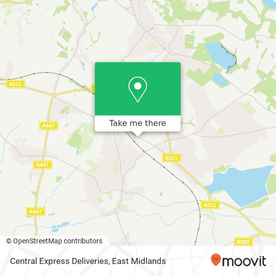 Central Express Deliveries map