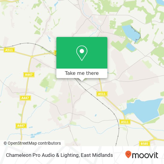 Chameleon Pro Audio & Lighting map