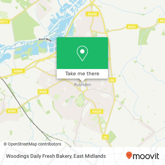Woodings Daily Fresh Bakery map