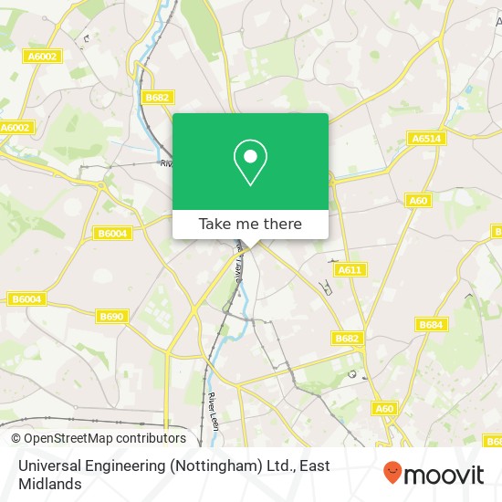 Universal Engineering (Nottingham) Ltd. map