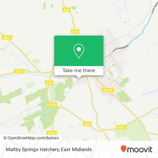 Maltby Springs Hatchery map