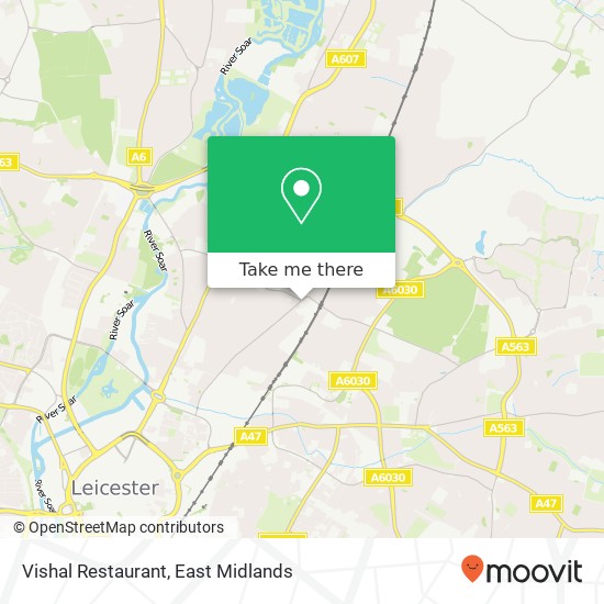 Vishal Restaurant map