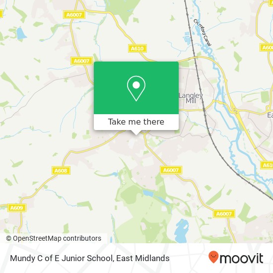 Mundy C of E Junior School map