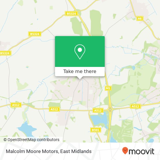 Malcolm Moore Motors map