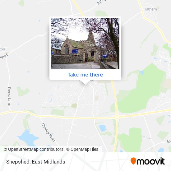 Shepshed map