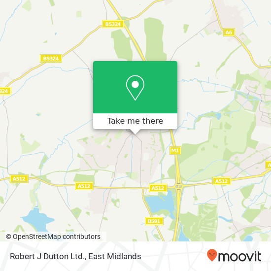 Robert J Dutton Ltd. map