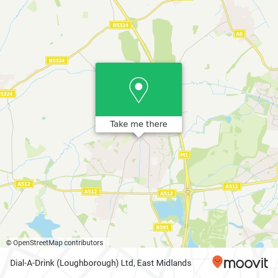 Dial-A-Drink (Loughborough) Ltd map