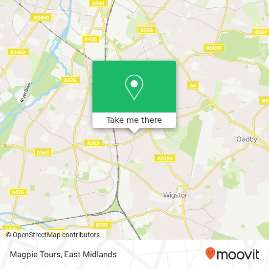Magpie Tours map