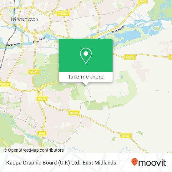 Kappa Graphic Board (U K) Ltd. map