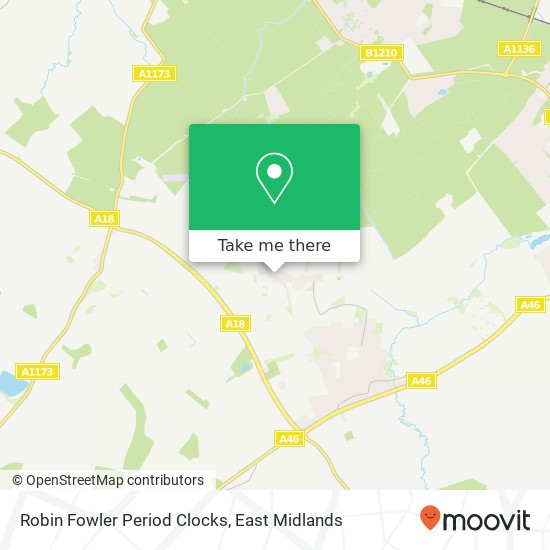 Robin Fowler Period Clocks map