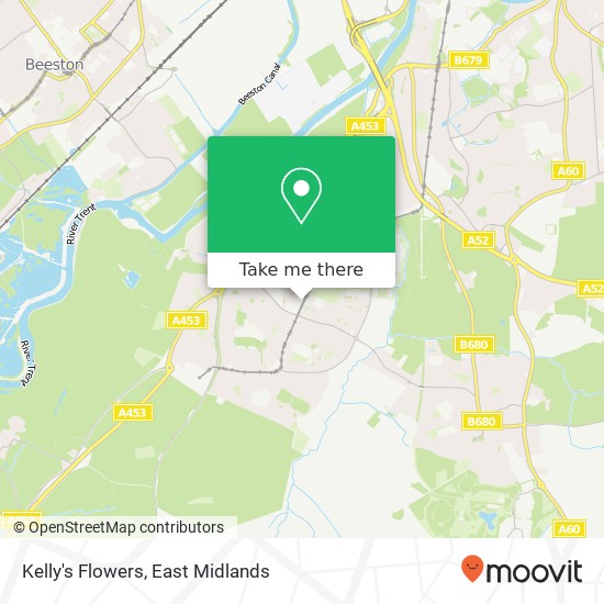 Kelly's Flowers map