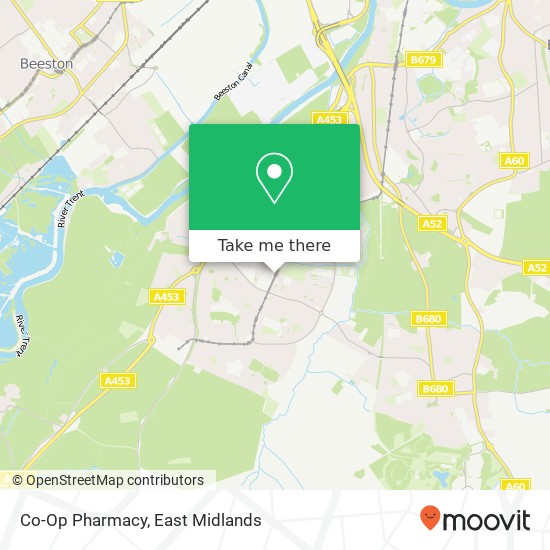 Co-Op Pharmacy map