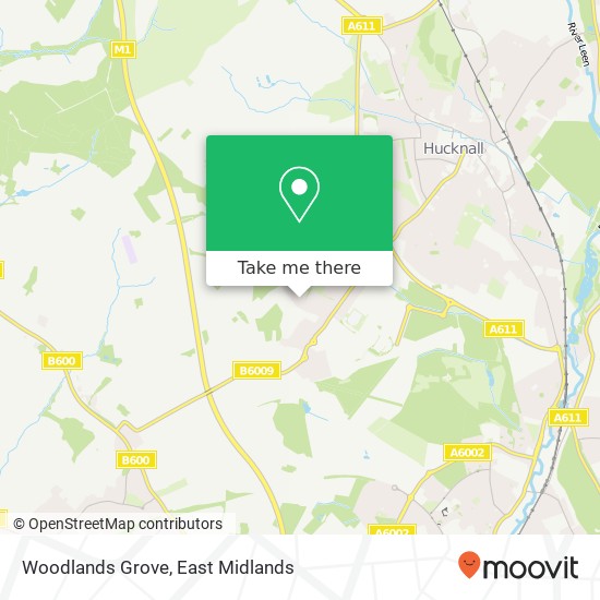 Woodlands Grove map